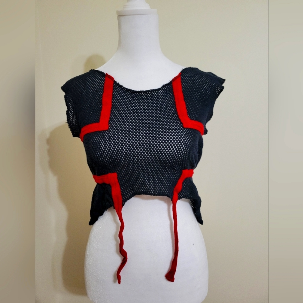 Goth/Rave Fishnet top - Vintage